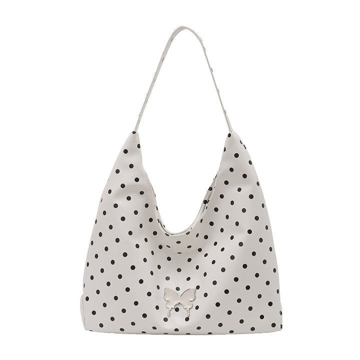 WoChic Polka Dot Hobo Bag Bowlift