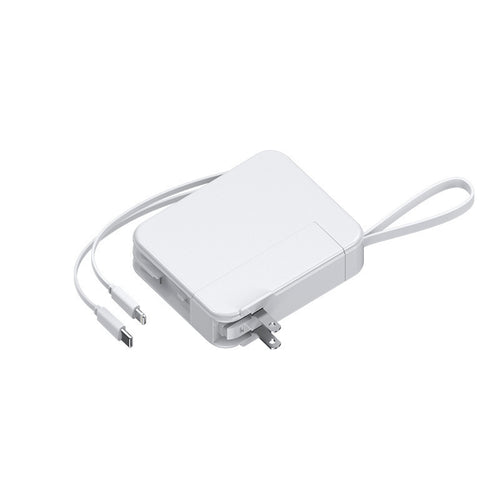 Portable power bank with retractable charging cable and digital display Bowlift