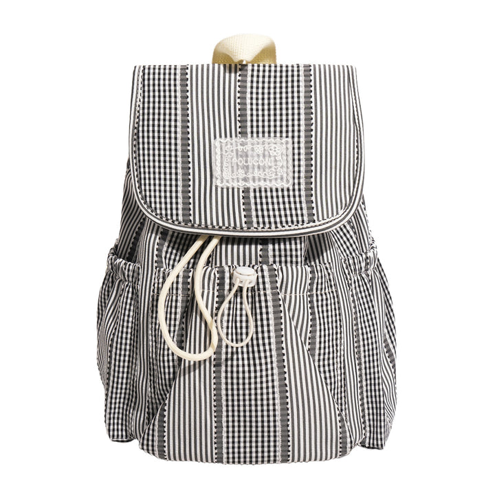 Retro Patterned Casual Backpack