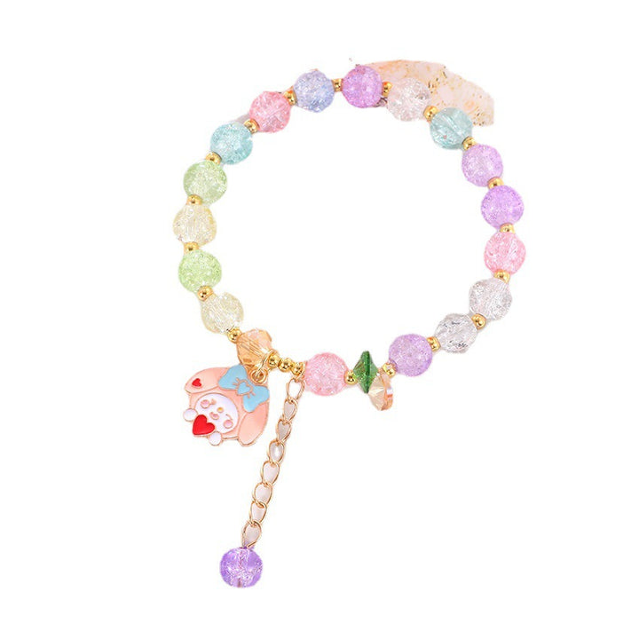 Playful bracelet with colorful glass beads Bowlift