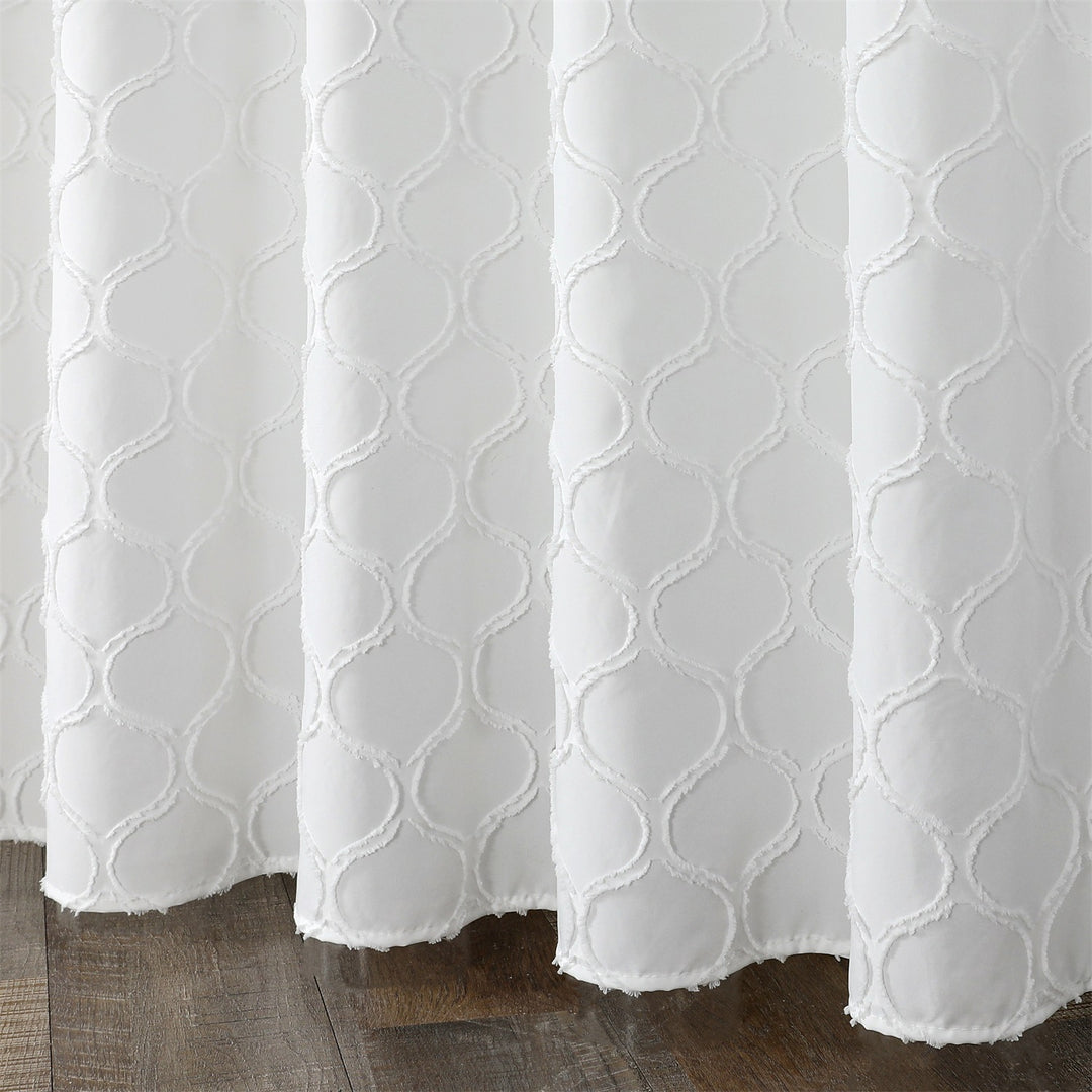 Textured Pattern Window Curtains Bowlift
