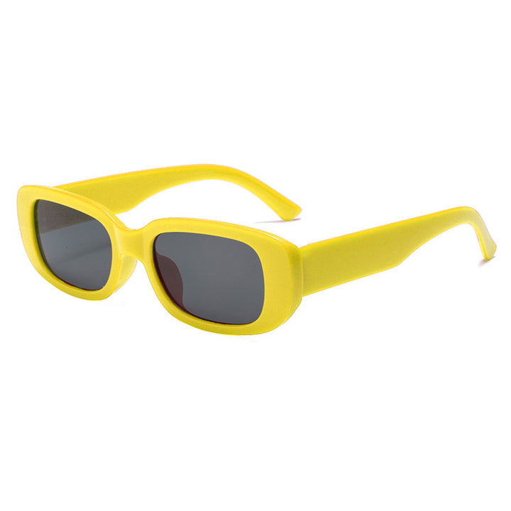 Women's fashionable rectangular sunglasses with adjustable nose pads Bowlift