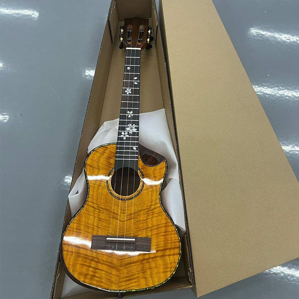 Premium Solid Wood Ukulele Bowlift