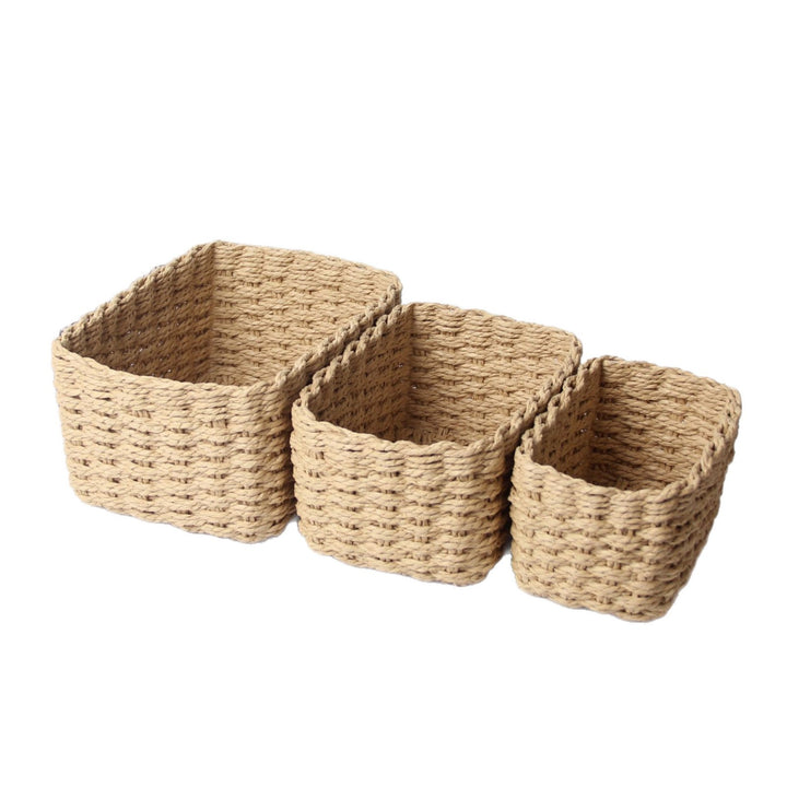 Natural Fiber Storage Basket