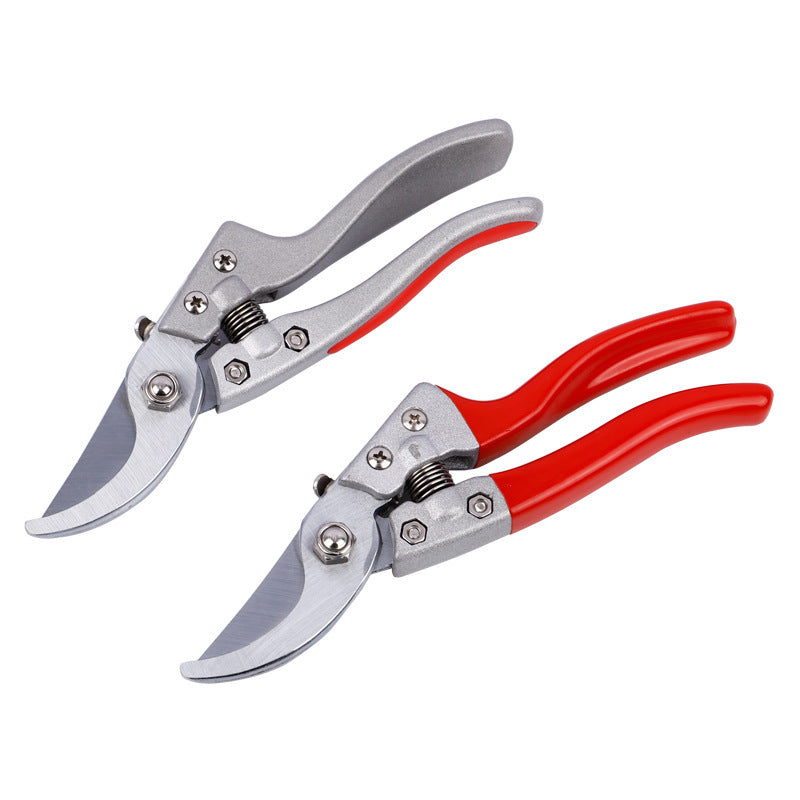 Precision bypass pruning shears with Ergonomic non-slip handles Bowlift
