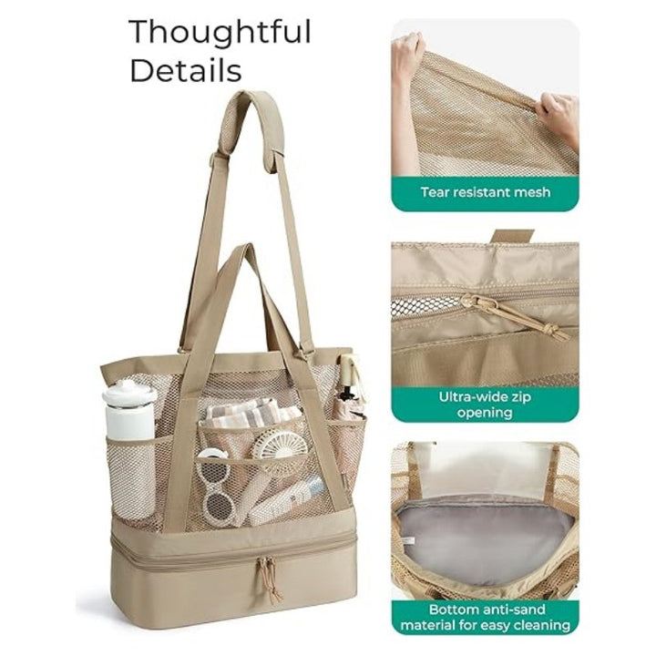 Cooler bag with multifunctional compartments Bowlift