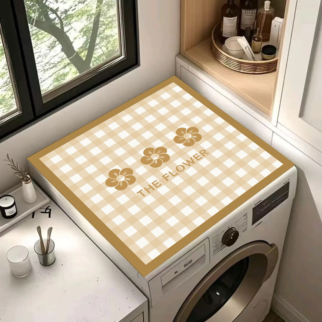 Decorative Laundry Top Mat Bowlift