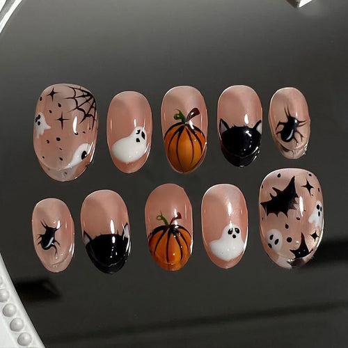 Halloween Artificial Nails Bowlift
