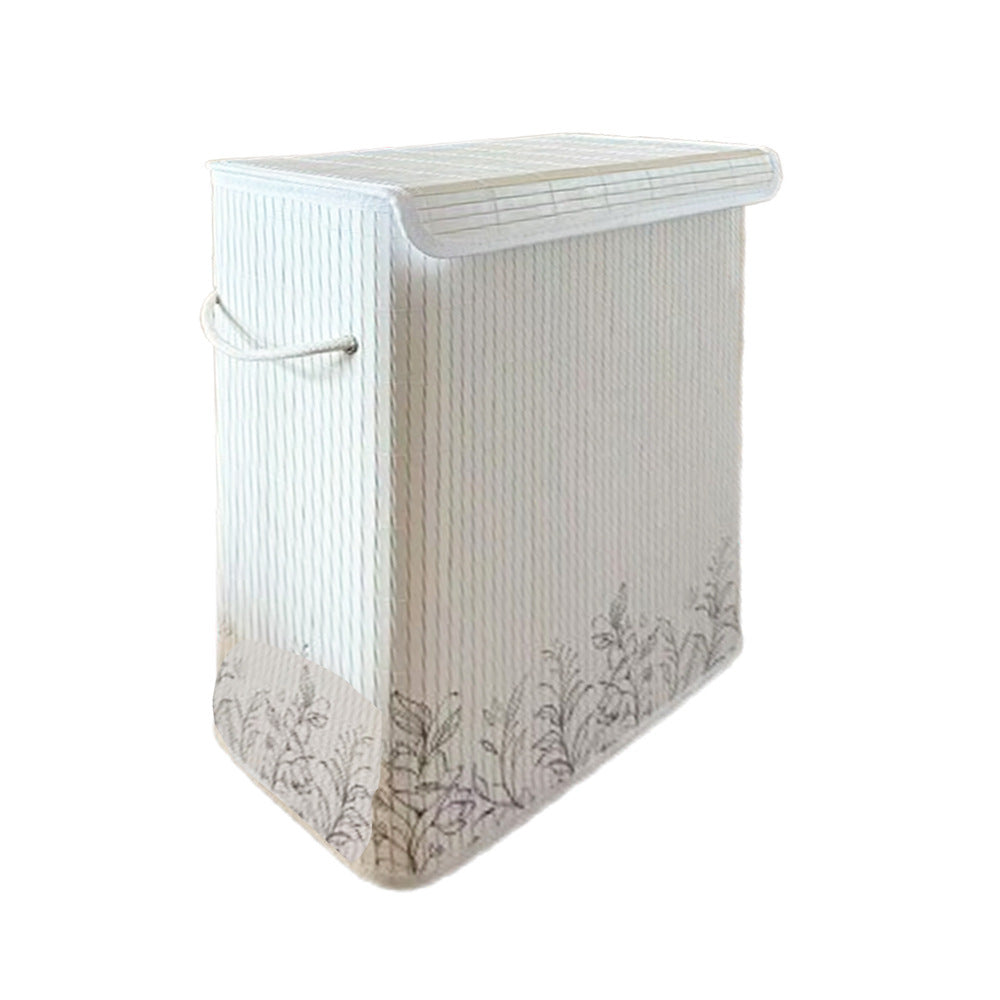 Stylish laundry container with practical lid and carrying handles Bowlift