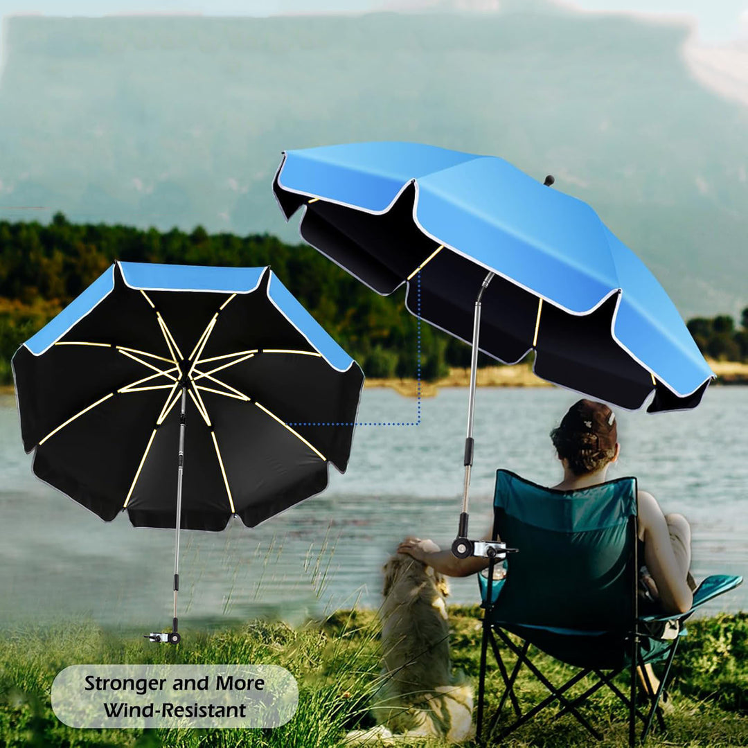 Women’s sturdy beach sunshade umbrella with adjustable mounting system Bowlift