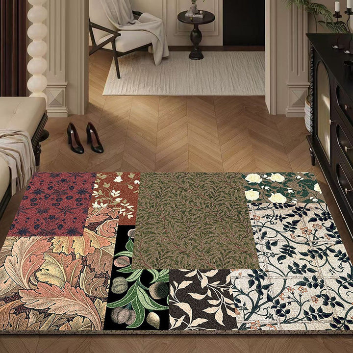 Floral Pattern Area Rug