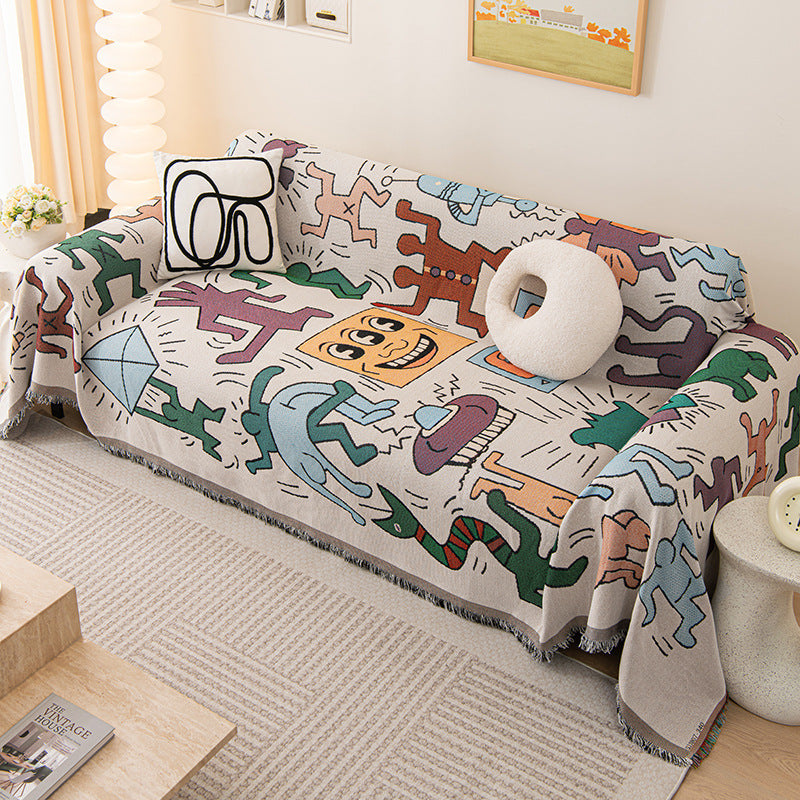 Artistic Graphic Throw Blanket