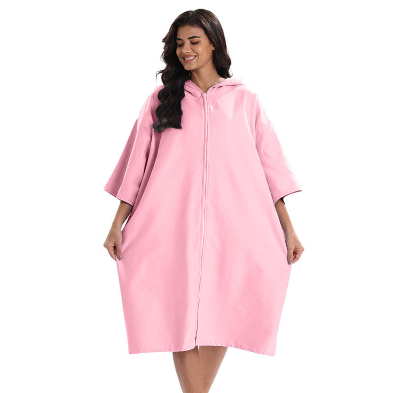 Practical and comfortable bathrobe poncho Bowlift