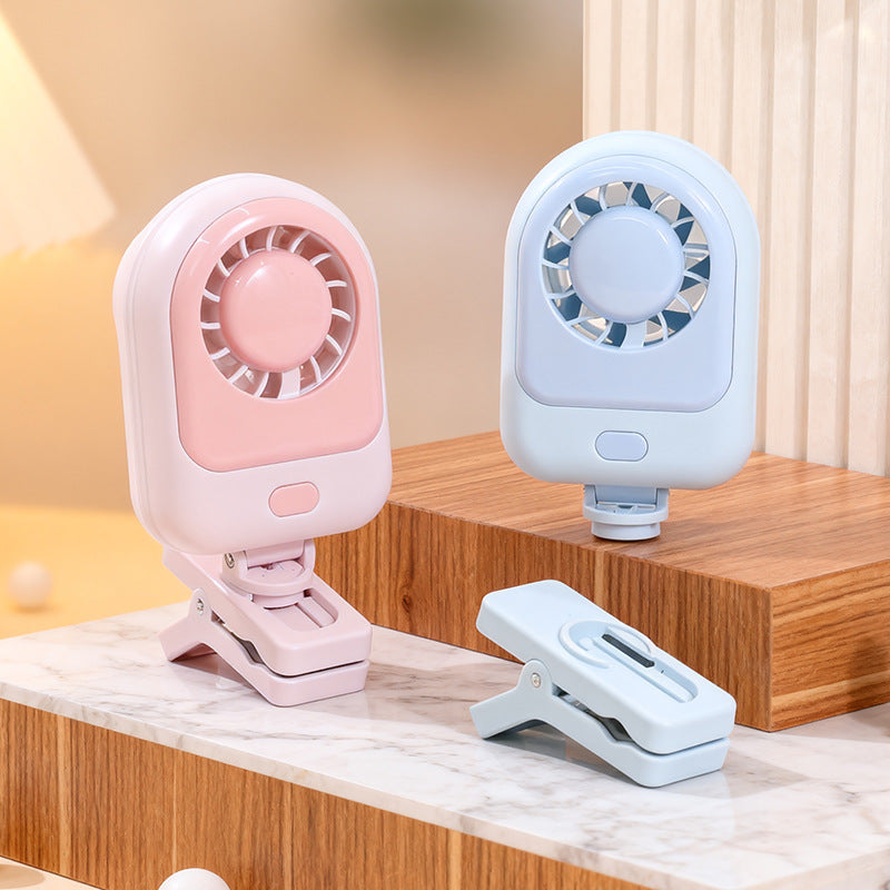 Women's Clip Fan with USB Connection and Flexible Mount Bowlift