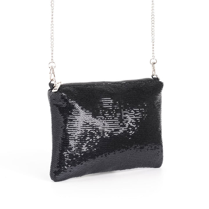 Elegant Clutch with Glitter Details Bowlift