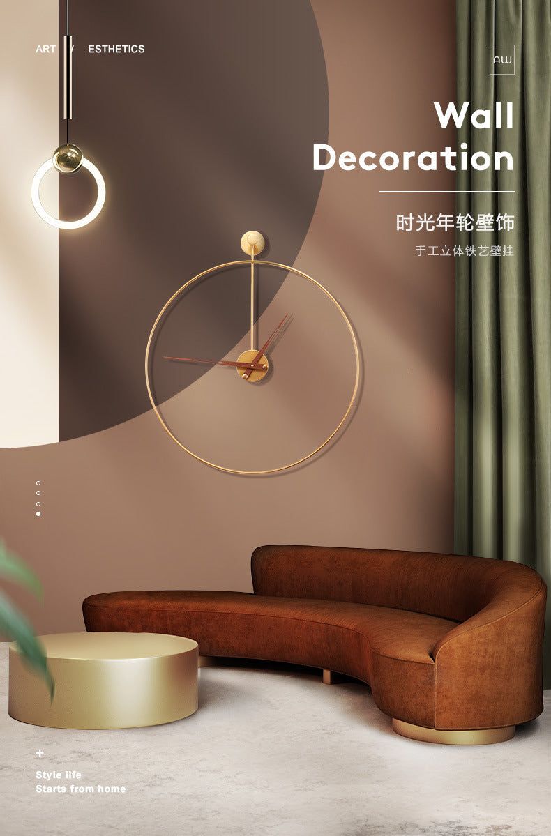 BowLift | Minimalist 16-Inch Wall Clock – Modern Silent Sweep Design