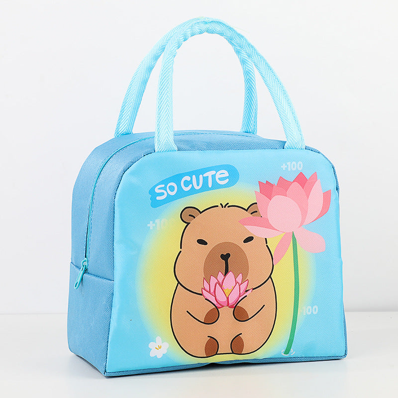Fun and Playful Fox-Themed Insulated Lunch Bag