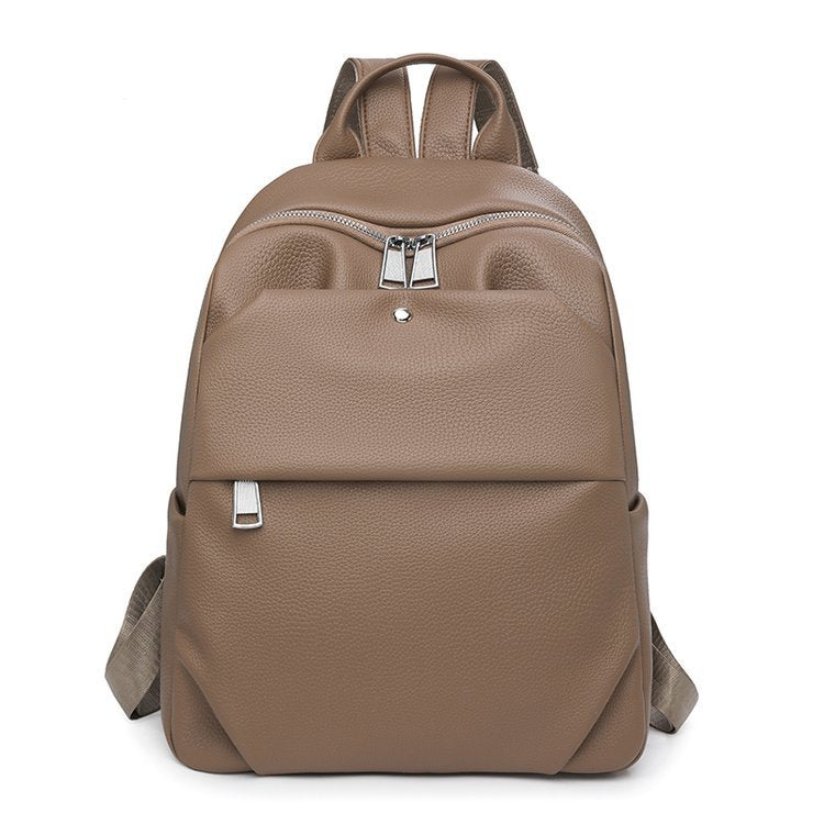 Premium Leather Laptop Backpack Bowlift