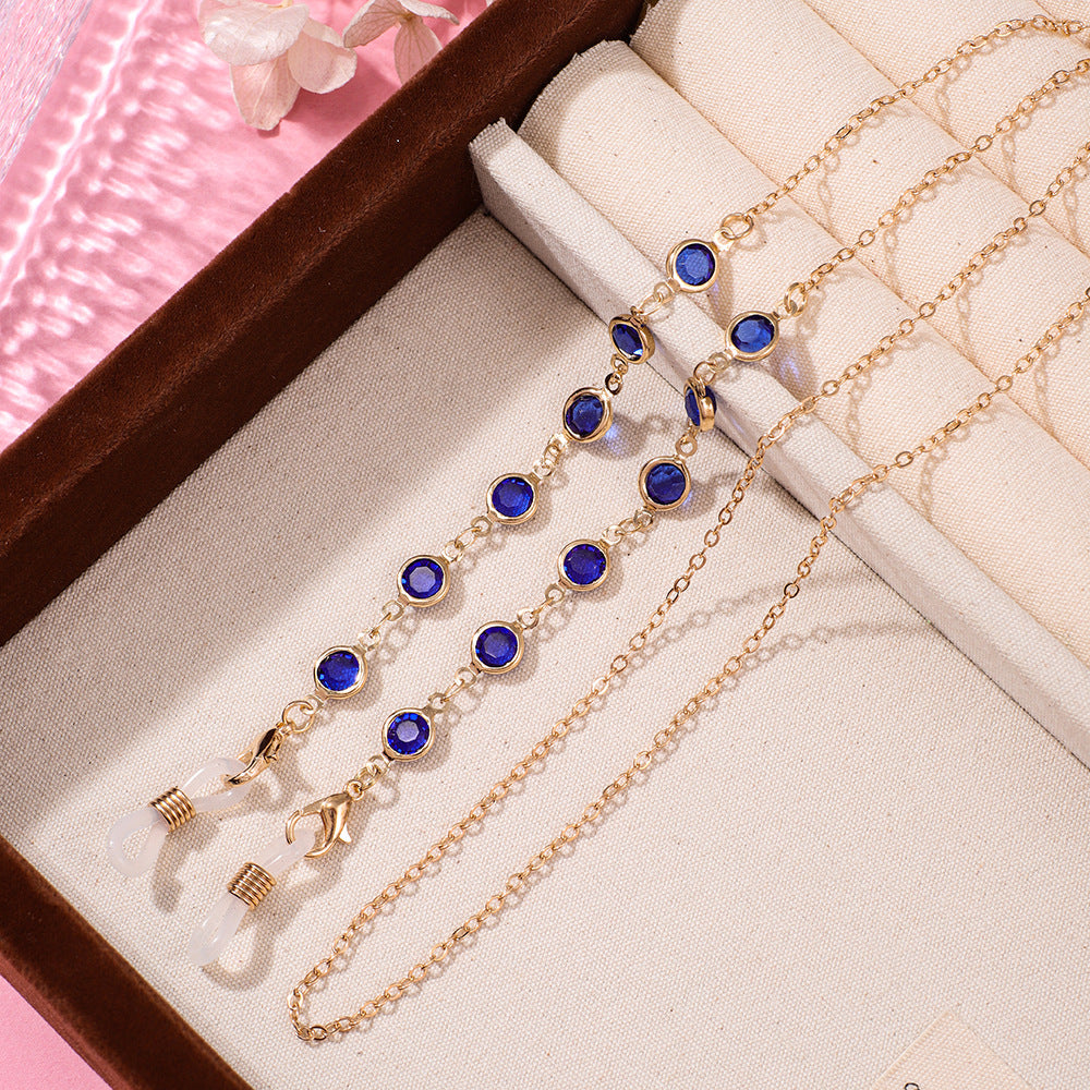 Artistic Beaded Eyewear Chain Bowlift