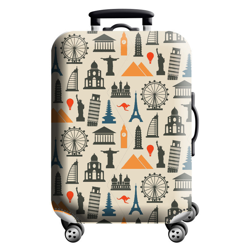 Unisex hard-shell suitcase with modern geometric design Bowlift