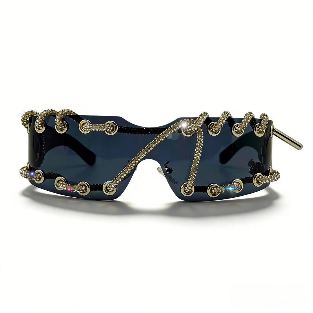 Women's sunglasses with unique lacing design Bowlift