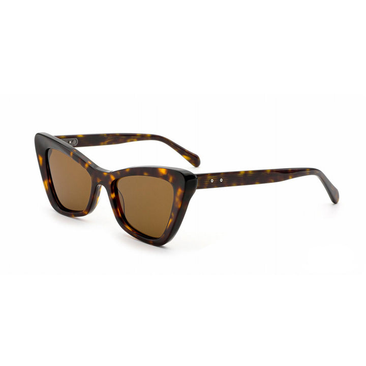 Ladies Cat-Eye Sunglasses with Fashionable Accent Bowlift