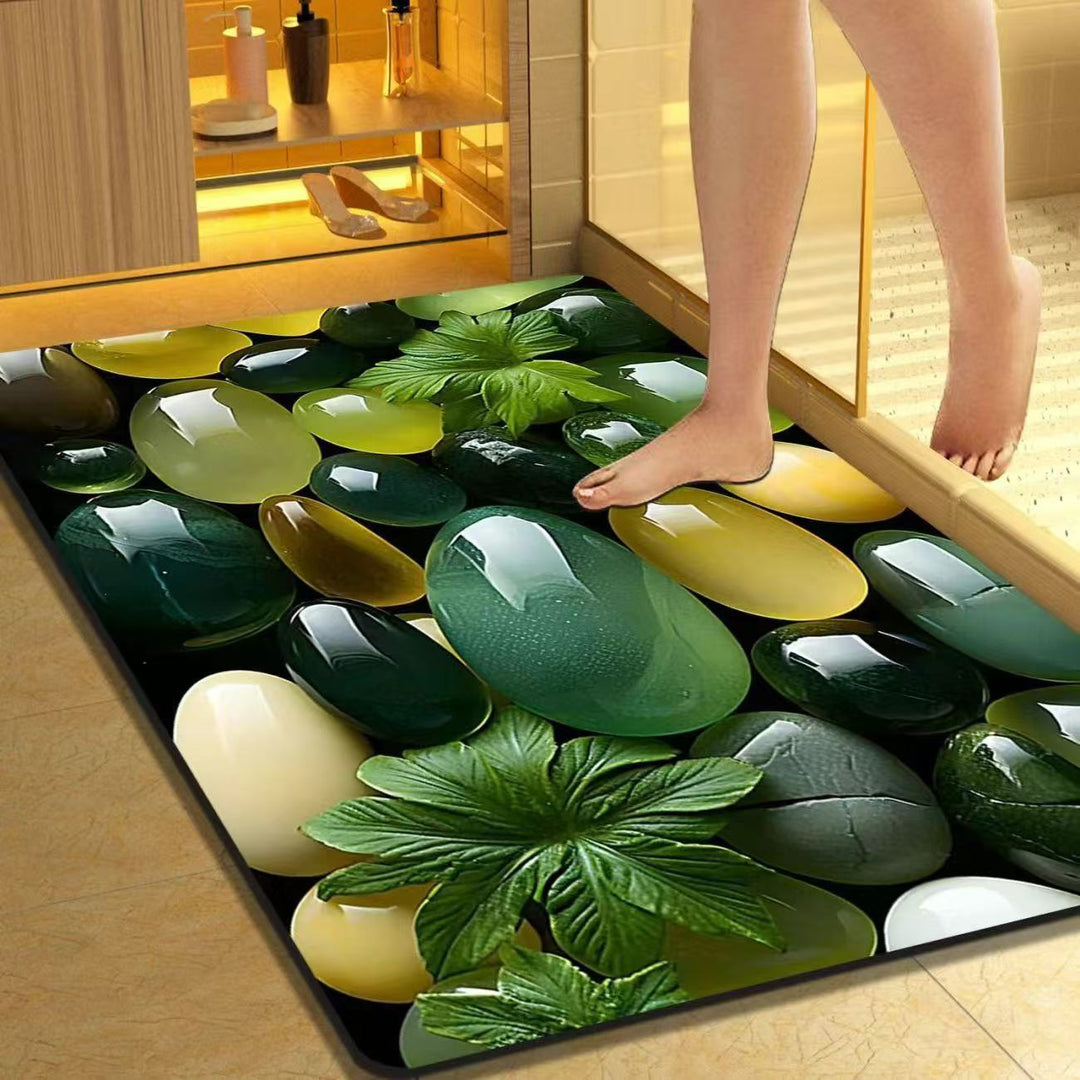 Non-Slip Water-Absorbent Bath Mat Bowlift