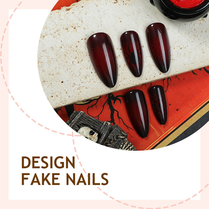 Nail set with elegant elongated design Bowlift