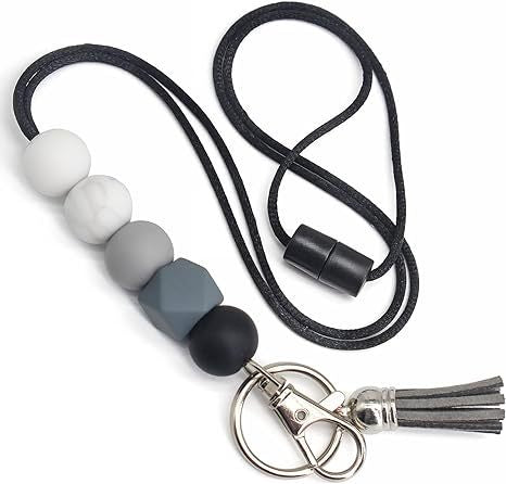 Colorful Silicone Keychain Lanyard Bowlift