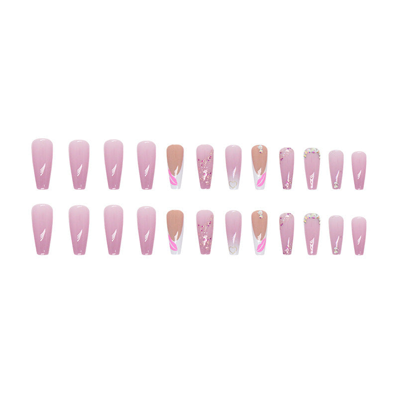 Decorative Press-On Nail Art Set Bowlift