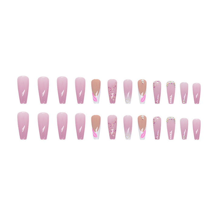 Decorative Press-On Nail Art Set Bowlift