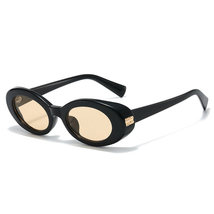Statement Oval Frame Sunglasses Bowlift