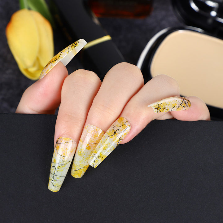 Creative nail art with blood splatter design Bowlift