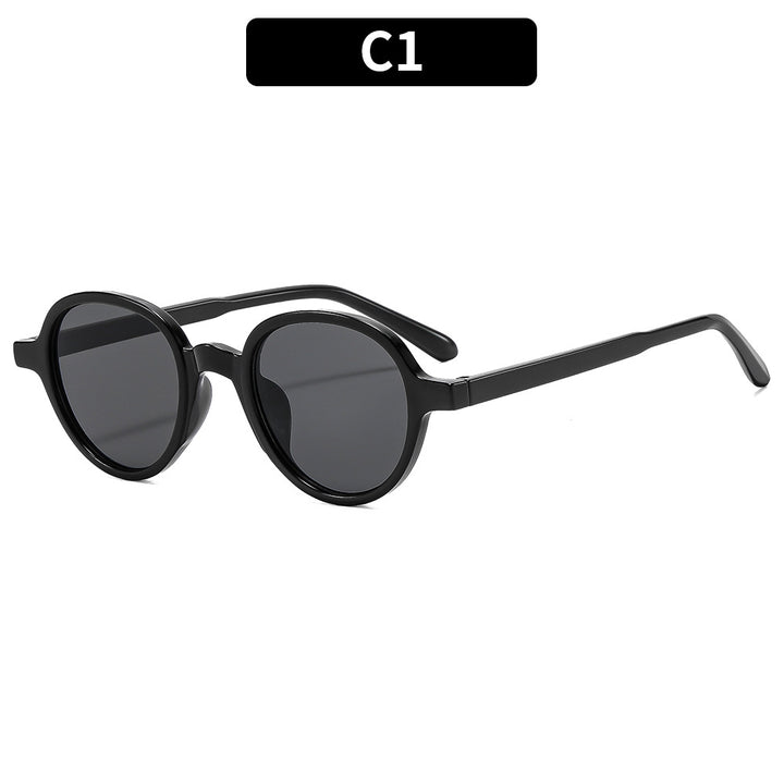 Trendy Oversized Round Frame Sunglasses