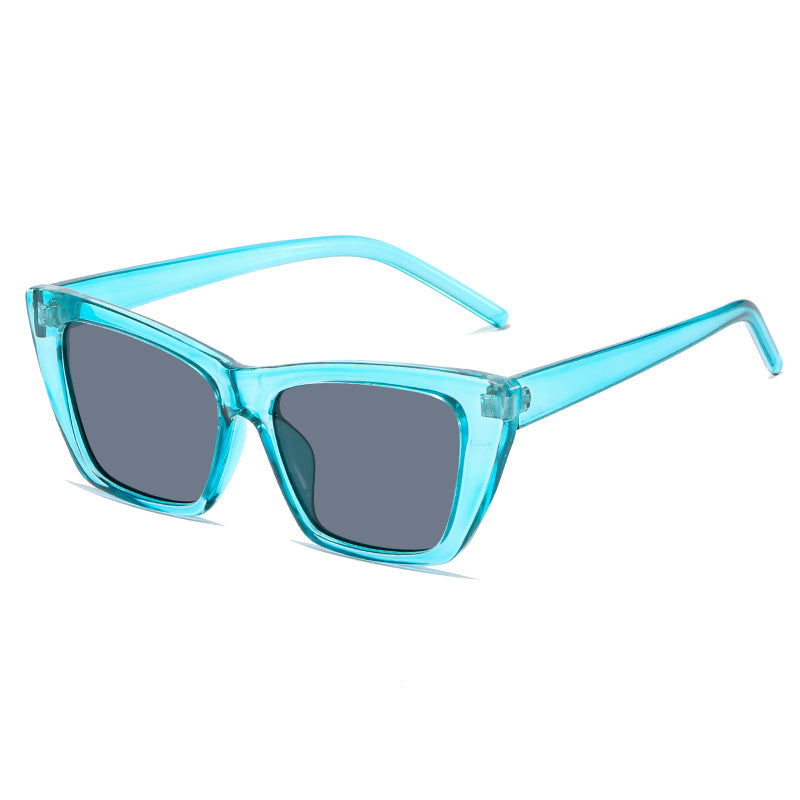 Women's trendy oversized sunglasses with innovative transparent frame Bowlift