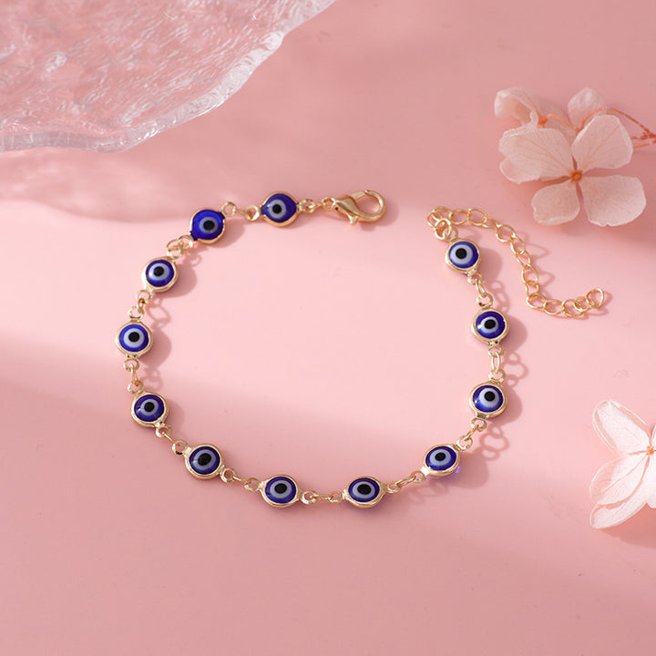 Decorative Evil Eye Charm Bracelet Bowlift