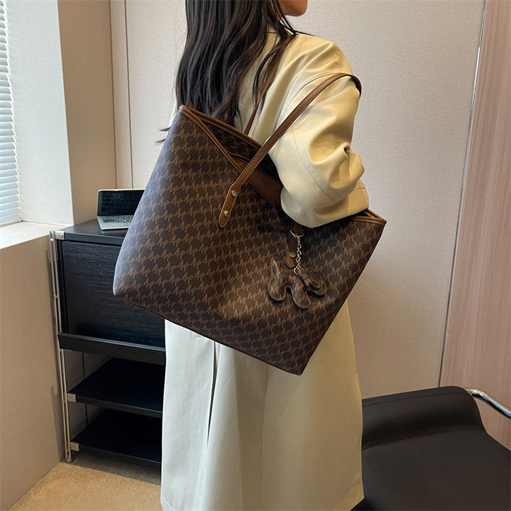 Elegant Patterned Tote Bag Bowlift