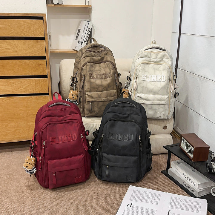 Versatile Multi-Pocket Backpack with Keychain Bowlift