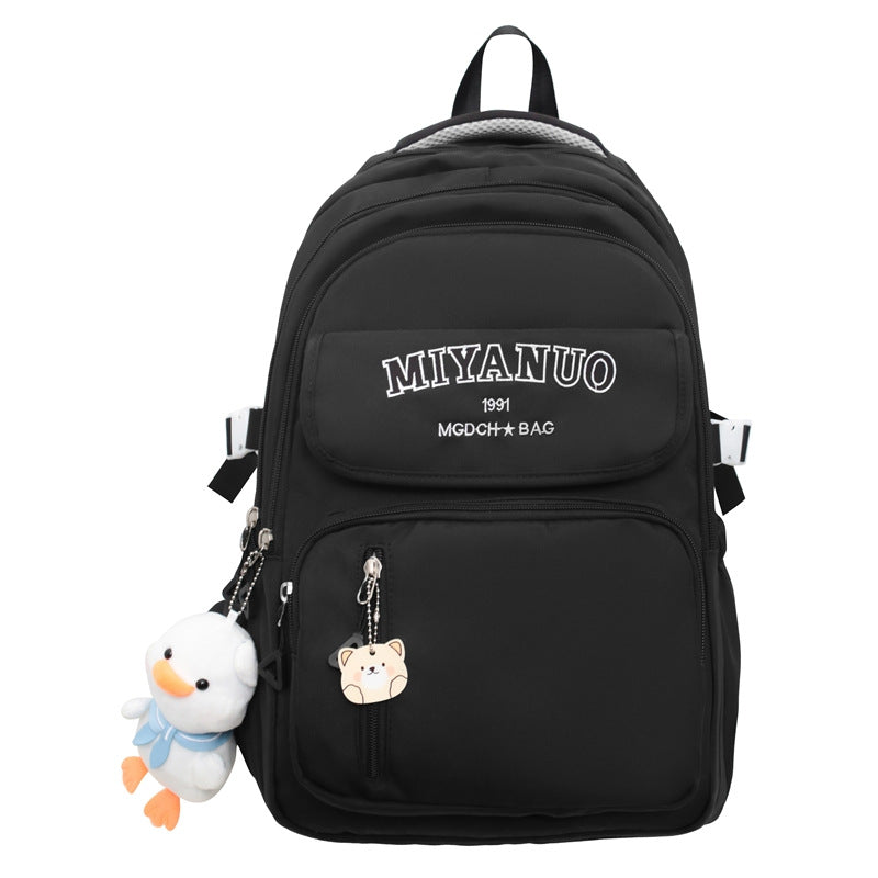 Multi-Pocket Casual School Backpack Bowlift