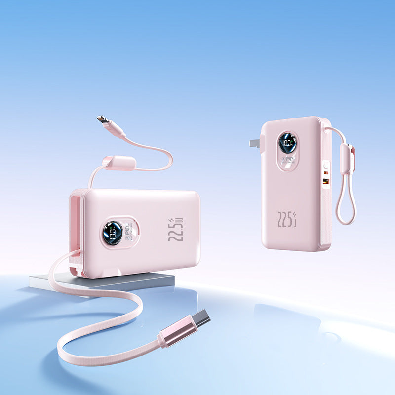 Portable High-Speed Powerbank with Intelligent LED Display Bowlift