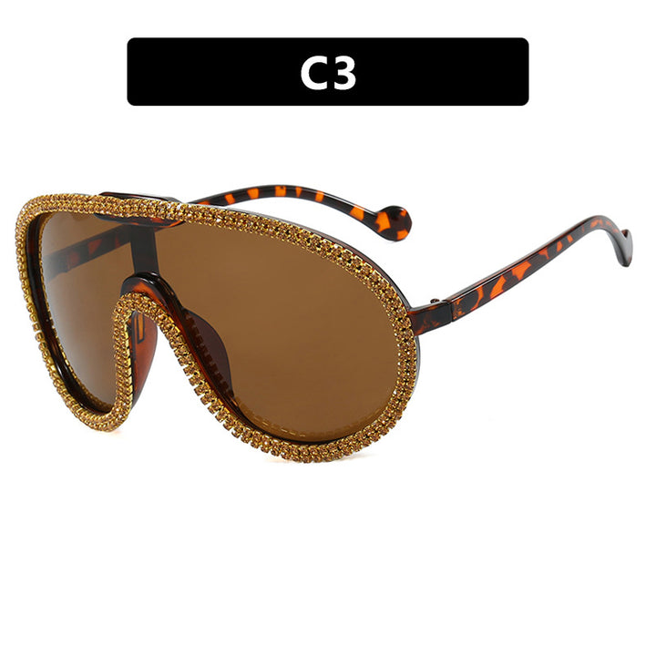 Women's extravagant sunglasses with sparkling frame Bowlift
