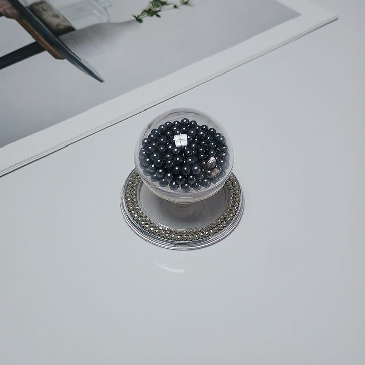 Decorative Beaded Cosmetic Mirror Bowlift
