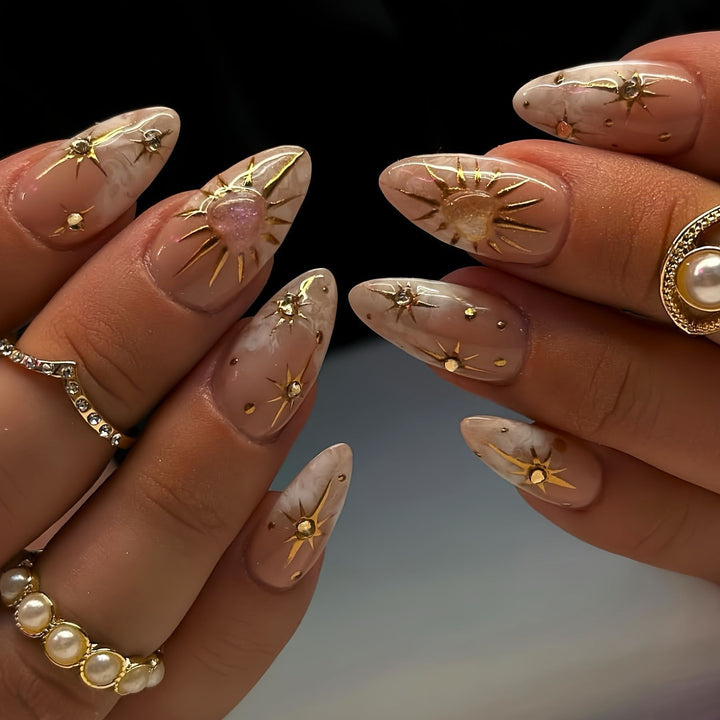Chic Decorative Press-On Nail Art Bowlift