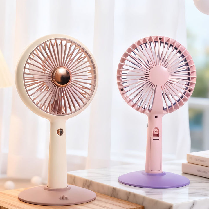 Women Portable Table Fan with USB Charging Option Bowlift