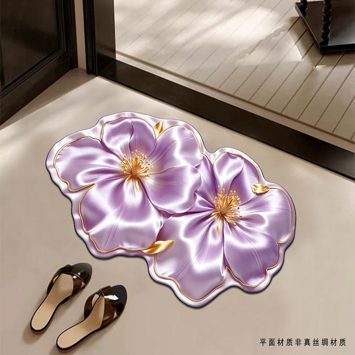 Decorative Floral Area Mat
