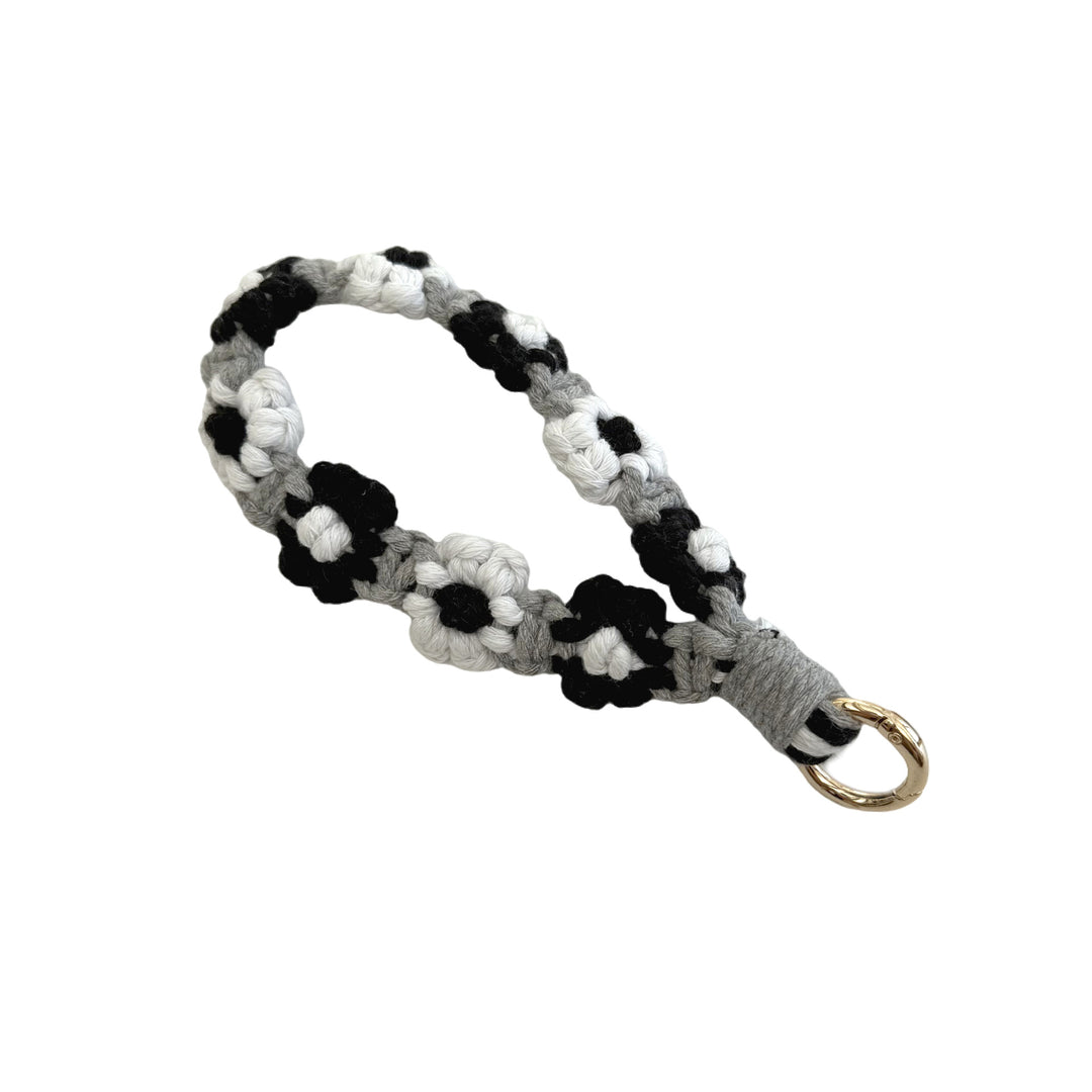 Floral Macrame Keychain Holder Bowlift