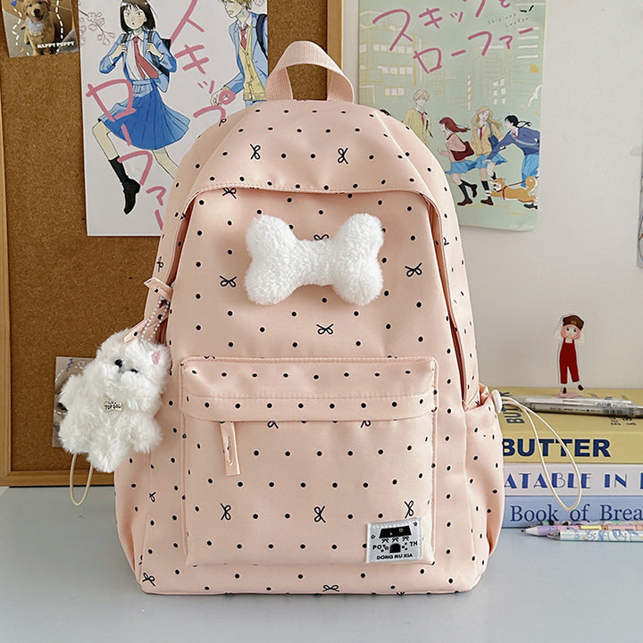 Cute Patterned Lightweight School Backpack