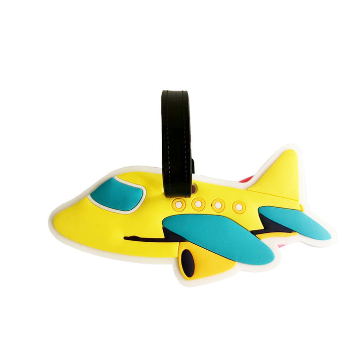 Unisex luggage tag in creative airplane design Bowlift