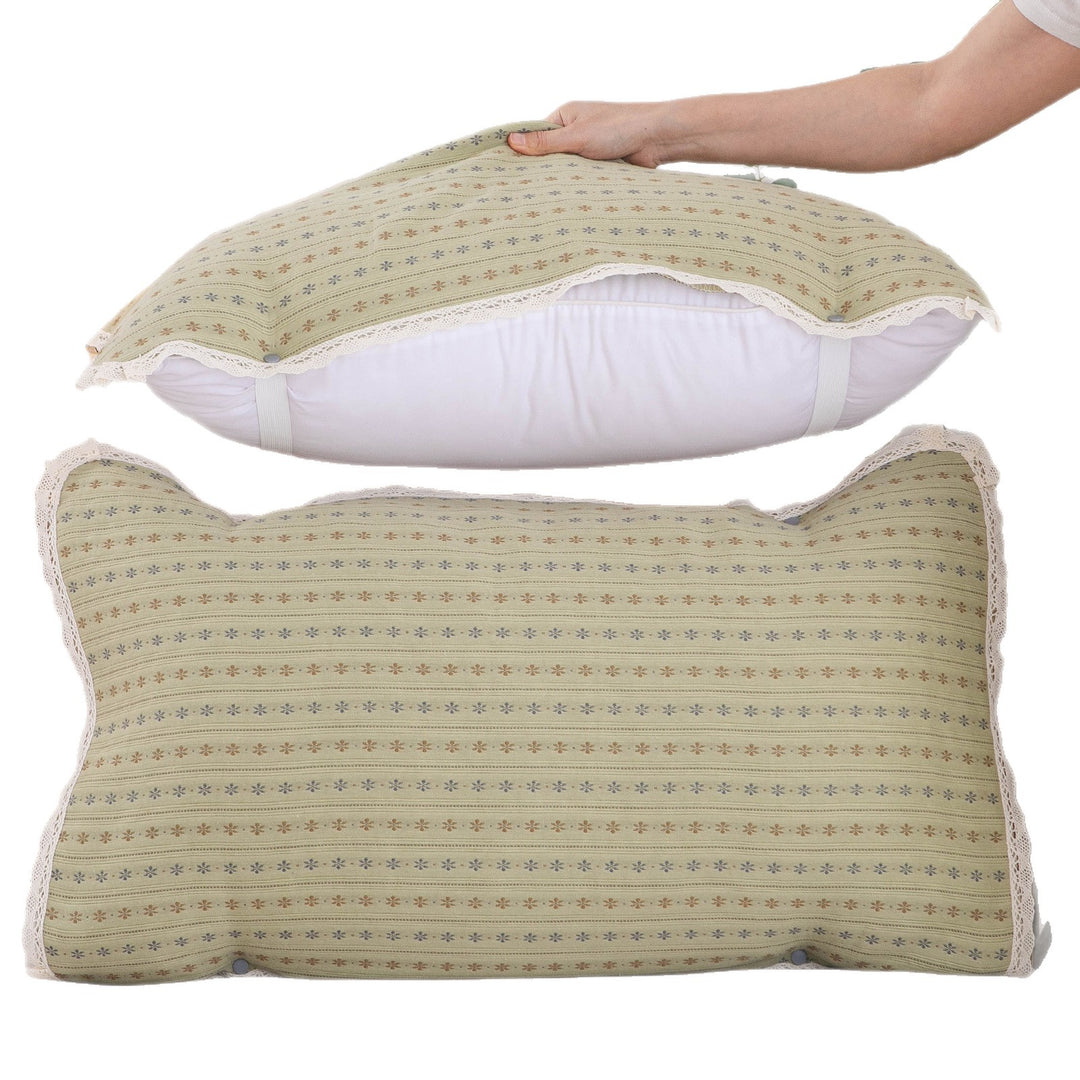 Ladies ergonomic pillow with removable cover Bowlift
