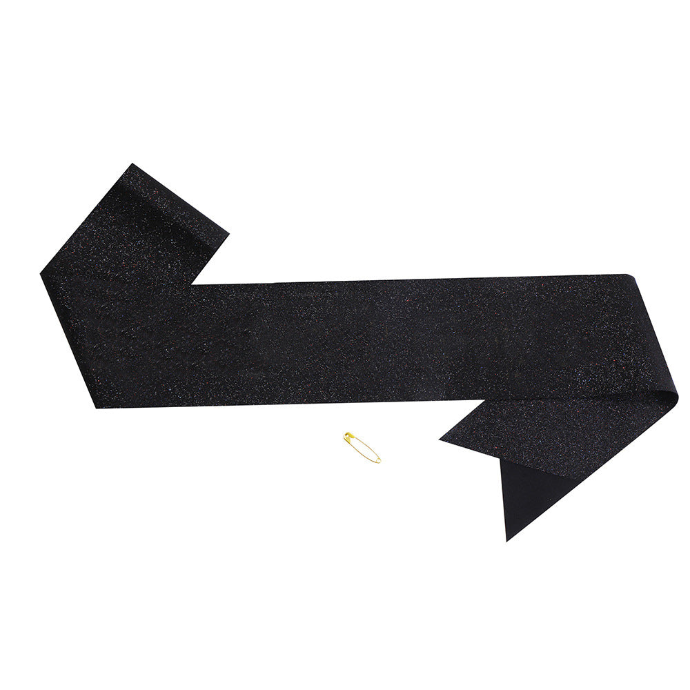 Ladies Glittering Decoration Ribbon Bowlift